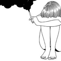 蹲下抱抱自己伤感图片伤感抱着自己的图片悲伤带字