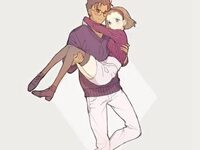 男生保护女生的情侣头像-爱微控