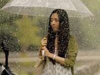 淋雨伤感背景头像-爱微控