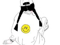 双辫子马尾女生头像-爱微控