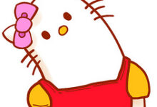 微信非主流hello kitty歪脖子头像-爱微控